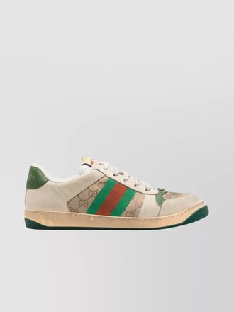 Gucci gg canvas panelled sneakers