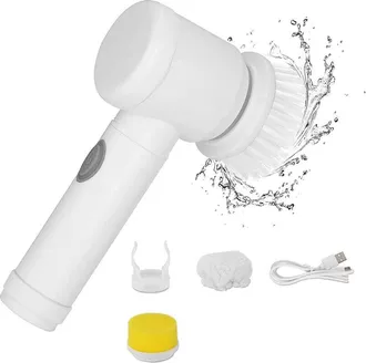 OEM Brosse De Nettoyage &Eacute;lectrique - 260 Tr/min - &Eacute;tanche Ipx7 - Rechargeable Usb - 3 T&ecirc;tes Rempla&ccedil;ables - Pour Cuisine Baignoire &Eacute;vier Fen&ecirc;tre - 1 Pi&egrave;ce