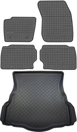 OEM Juego De Alfombrillas De Goma Para Coche Y Maletero Para Ford Mondeo V Liftback (desde Enero De 2015 Hasta 2022)