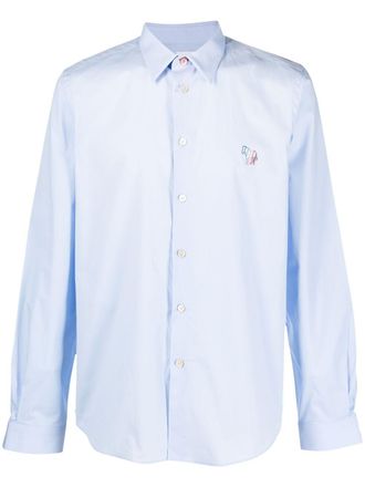 Paul Smith Camicia con ricamo - Blu