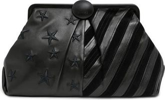 Aim&eacute;e Full Circle X-Large Clutch in Americana Black at Nordstrom