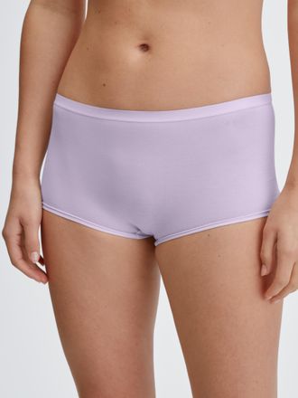 CALIDA Panty CALIDA Natural Comfort, Damen, Gr. XS (36/38), lila (orchid petal), Single Jersey, Obermaterial: 92% Baumwolle, 8% Elasthan, normal, Unterhosen 