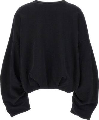Dries Van Noten Womens Black Cotton Sweatshirt Clothing