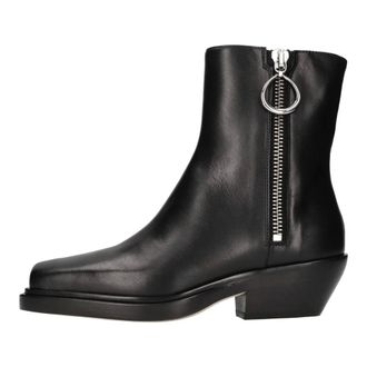 Dondup Schoenen, Dames, Zwart, 40 EU, Leer, Cowboy Enkellaarsjes
