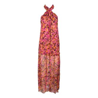 Patrizia Pepe Damesjurk - Dames - Maxi kleedjes - Veelkleurig - S - Kleedjes