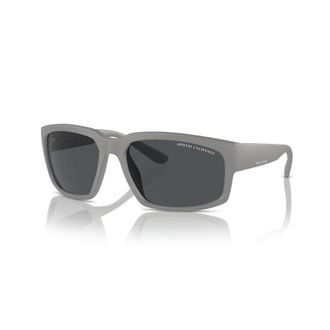 A|X Armani Exchange Mens Gray Resin Sunglasses - Grey - One Size