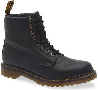 Dr. Martens 1460 Pascal Leather Combat Boot in Black at Nordstrom Rack, Size 12Us / 11Uk