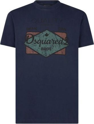 Dsquared2 Uomo, Top, Blu, L, new