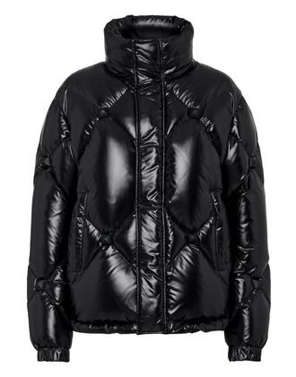 Philipp Plein Short Puffer Jacket Nylon Rubber Matt