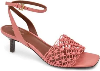 Reiss Stephanie Ankle Strap Sandal in Pink at Nordstrom, Size 36
