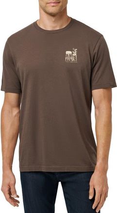Travis Mathew Tasting Room Cotton Graphic T-Shirt in Chocolate at Nordstrom, Size Small