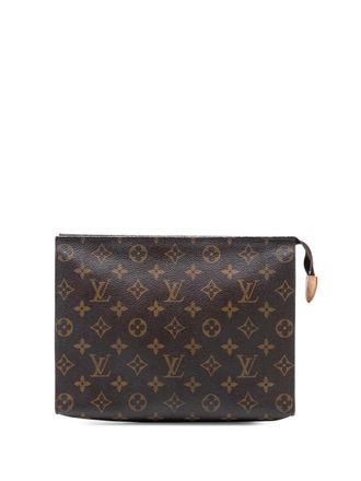 Louis Vuitton 1990-2010 Monogram Toiletry Pouch 26 clutch bag - unisex - Fabric - One Size - Brown