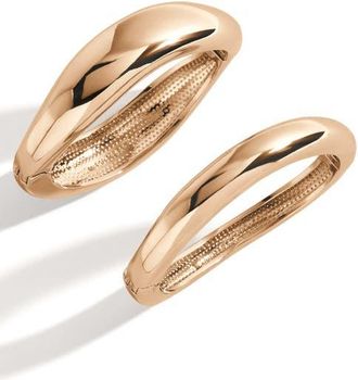 BaubleBar Priya Set of 2 Hinge Bangles in Gold at Nordstrom