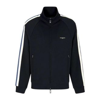 Emporio Armani Zip-throughs, male, Blue, Size: XL Zip-through Sweatshirt