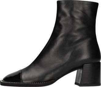 N&deg;21 Schoenen, Dames, Zwart, 37 EU, Leer, Leren Enkellaarzen