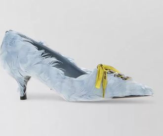 Prada embellished satin ballerina shoes