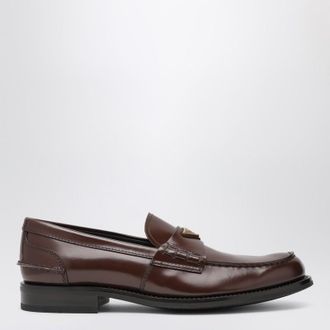 Prada Brushed leather moccasins in root color