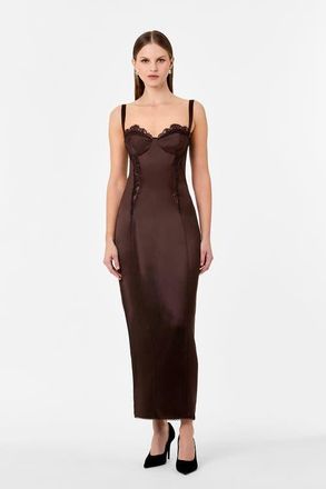 Nicholas Dominique Dress in Espresso at Nordstrom, Size 10