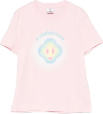 Casablanca Casablanca T-shirt met logo - Roze