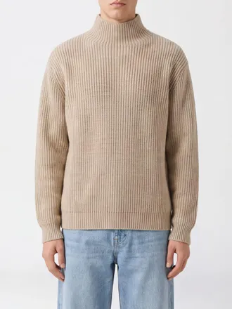 Christophe Lemaire Mock Neck Jumper in Alpaca and Yak Wool Blend