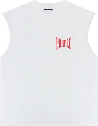 Purple Coconut Milk Oversized Cutoff T-shirt