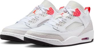Nike Jordan Spizike Low Sneaker in White/Bright Crimson at Nordstrom, Size 11.5