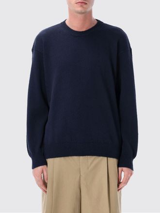 Roberto Collina Maglia girocollo in cotone a maniche lunghe con spalle cadute