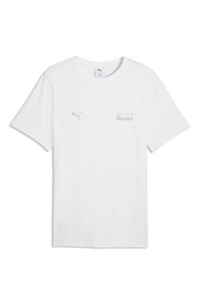 Puma Porsche Legacy Essentials Cotton Graphic T-Shirt in Puma White at Nordstrom, Size Xx-Large
