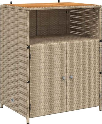 vidaXL Armario Beige 70 X 50 X 87 Cm Poli&eacute;ster Y Ratten Roly Vidaxl