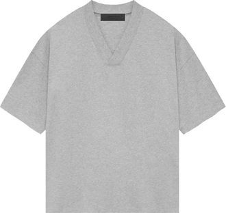 Fear of God SS24 V Neck T-Shirt Light Heather Grey 125SP244216F