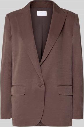 Jake*s Relaxed Fit Blazer mit Reverskragen in Dunkelbraun, Gr&ouml;&szlig;e 32