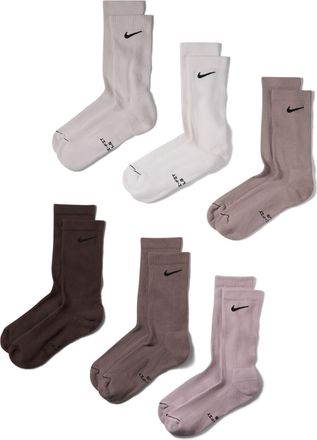 Nike Unisex Everyday Elevated Crew Socks (6 Pairs) in Multicolor | HQ8021-905