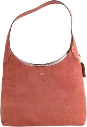 Coach Pre-owned Brooklyn 34 Schoudertas - Dames - Vintage Schoudertas - Roze - ONE Size - Leer - Vintage