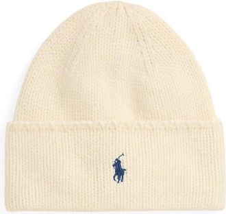 Polo Ralph Lauren Accessoires > Hoeden > Hoeden - Dames - Hoeden - Beige - ONE Size - Wol - Accessoires