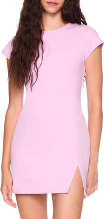 Susana Monaco Micro Slit T-Shirt Dress in Pink Diamond at Nordstrom Rack, Size X-Small