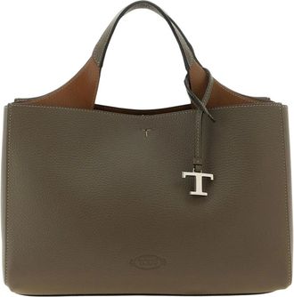 Tod's Borsa Gommino in Pelle - - Bags - Donna - Grigio - ONE SIZE