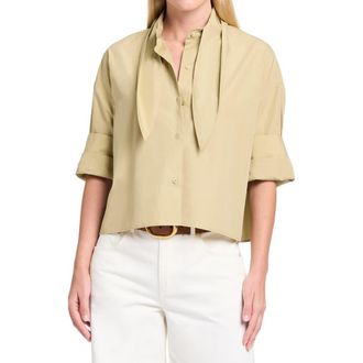 TWP Tie One On Top in Olive Grey at Nordstrom, Size X-Small