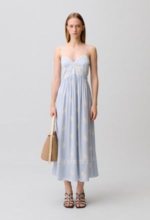 Claudie Pierlot Robe &agrave; bretelles fluide