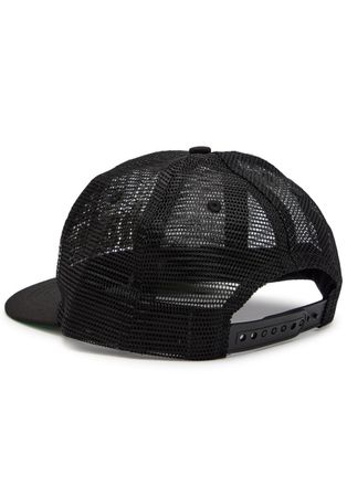 Rhude Rhude Logo-embroidered Mesh cap - Black And White - One Size