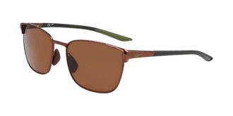 Nike METAL FUSION FV2377 215 Mens Sunglasses Brown Size 55
