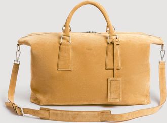 Sandro Split leather weekend bag