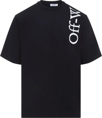 Off-white Vertical Bookish Skate S/S Tee - unisex - T-shirts - Zwart - M - Katoen - Tops