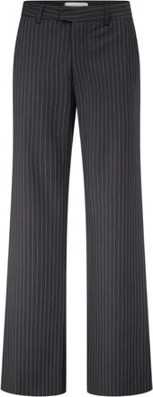 Ludovic de Saint Sernin Pantaloni gessati Tomas - Nero