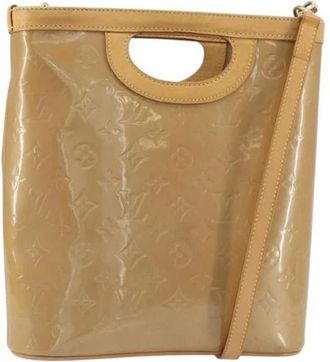 Louis Vuitton Pre-owned Shoulder Bags, female, Beige, Size: ONE SIZE Pre-owned Leather Shoulder Bag