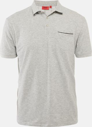HUGO BOSS Grey Jersey Polo T-Shirt