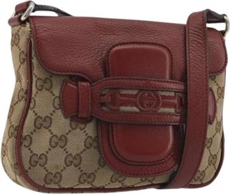 Gucci Borsa a tracolla vintage GG Canvas Pre-owned - - Pre-owned - Donna - Marrone - ONE SIZE