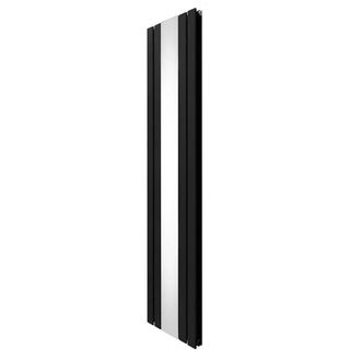 MonsterShop Flat Mirror Radiator - 1800mm x 425mm - Black
