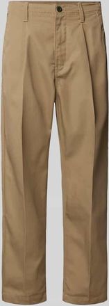 G-Star Relaxed Tapered Fit Chino mit Bundfalten in Sand, Gr&ouml;&szlig;e 30/30