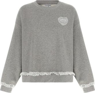 Ganni Mujer, Sudaderas, Gris, Talla: S