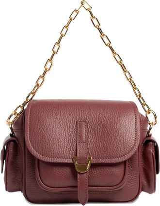 Coccinelle Borsa mini Campus con catena - Rosso